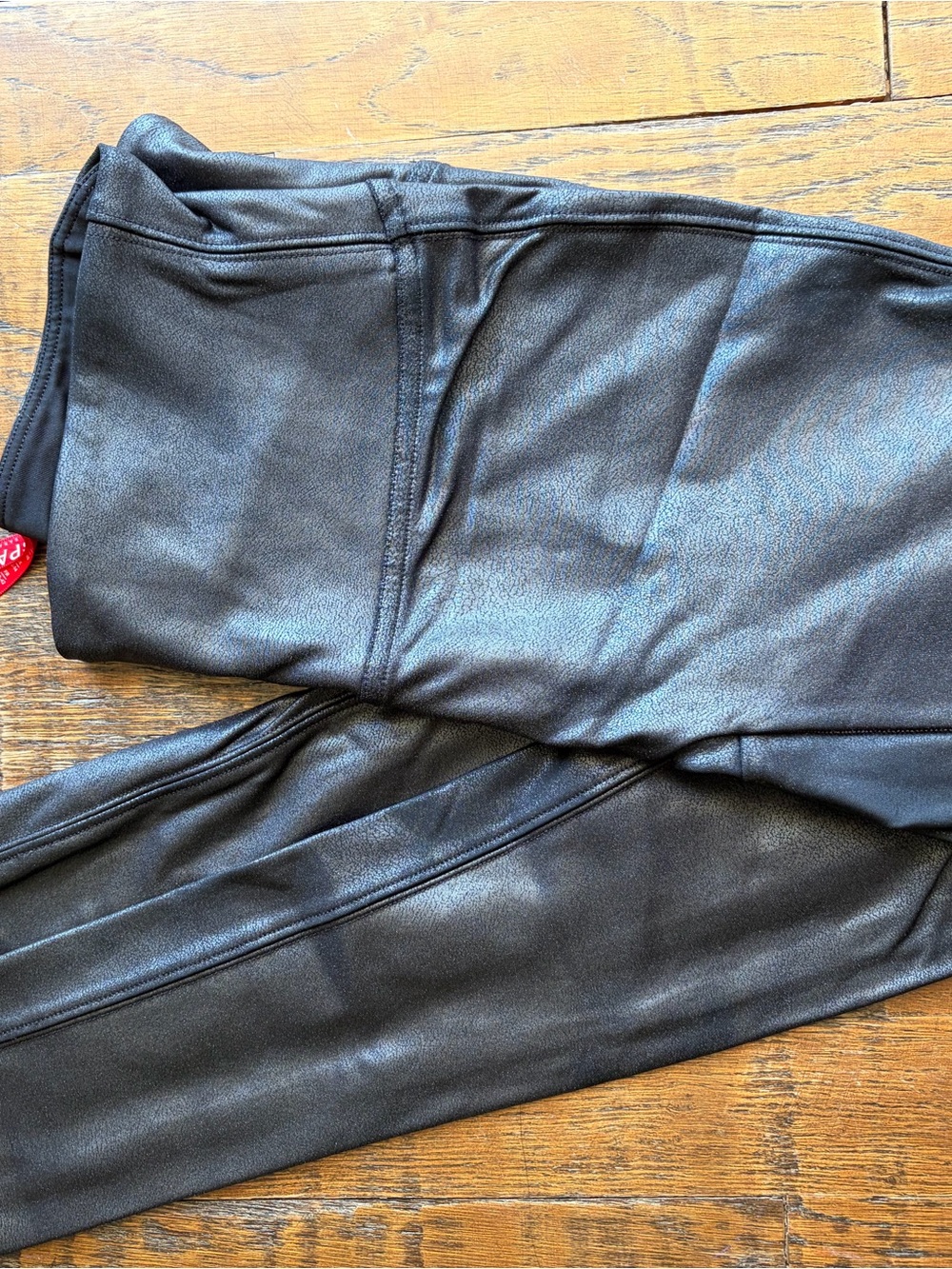 SPANX Black Faux Leather Jeggings - Sleek Skinny Fit